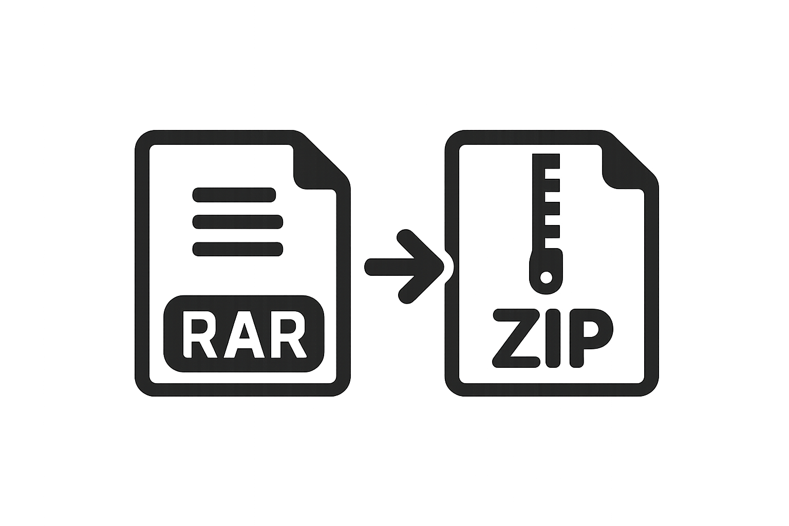 rar to zip